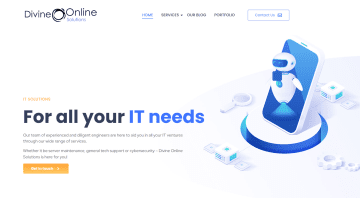 Divine Online Solutions Header