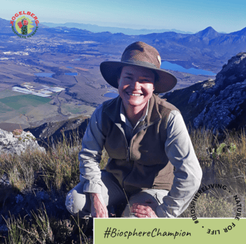 Corlie Hugo outdoors illustrating the importance of Celebrating Elgin Valley Women