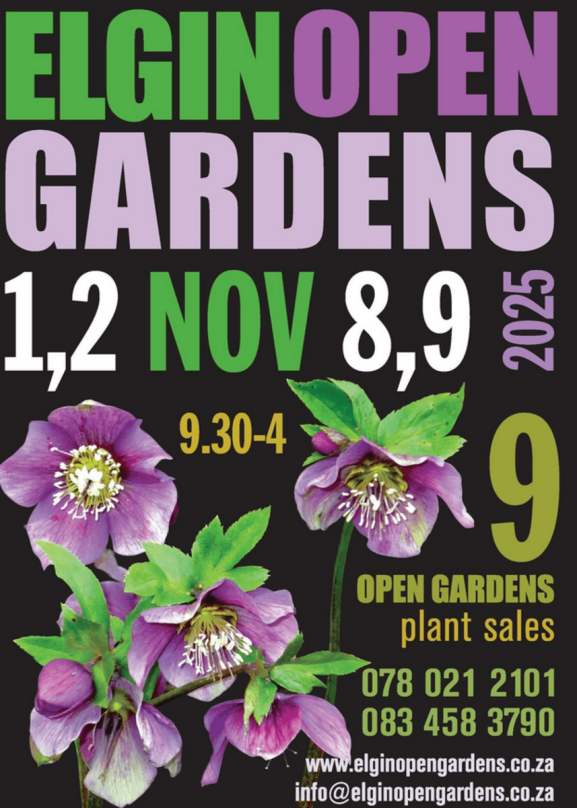Elgin Open Gardens 2025 poster